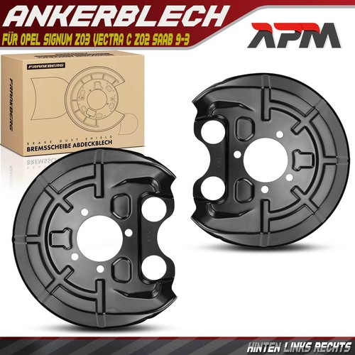 Ankerblech bremsscheibe - 2x,